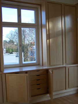 Einbauschraenke Buche hell 3