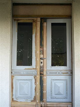 Hauseinganstuer Imkerweg Altbau vorher