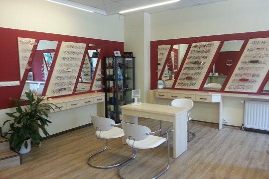 Optiker Koehler Laden Innenansicht