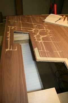 Wandpaneel Detailansicht Anfertigung Ornamentik 